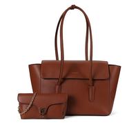 Coccinelle Borsa a spalla Double Beat W11 Pelle Cognac