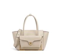 Coccinelle Beat Double Borsa a mano beige, pelle granulata, donna