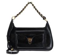 COCCINELLE Beat Generatio Shiny Wrinkled Shoulder Bag Noir / Noir