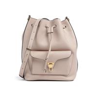 Coccinelle Beat Generation Borsa a secchiello beige, pelle di vacchetta grana, donna