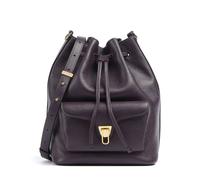 Coccinelle Beat Generation Borsa a secchiello viola, pelle di vacchetta grana, donna