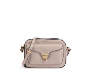 Coccinelle Beat Soft Borsa a tracolla rosa, pelle di vacchetta grana, donna