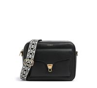 Coccinelle Beat Soft Ribbon Borsa a tracolla nero, pelle granulata, donna