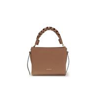 Coccinelle Beige Calf Leather Bos Taurus Handbag