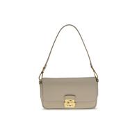 Coccinelle Beige Calf Leather Bos Taurus Shoulder Bag