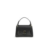 Coccinelle Black Calf Leather Bos Taurus Shoulder Bag