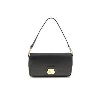 Coccinelle Black Calf Leather Bos Taurus Shoulder Bag