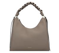Coccinelle Boheme Borsa a spalla Vera Pelle 34 cm grigio