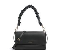 Coccinelle Boheme Grana Double Borsa a spalla nero, pelle di vacchetta grana, donna