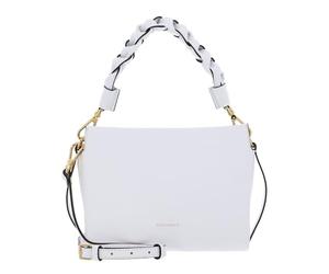 Coccinelle Boheme Grana Double Crossbody Double Grainy Leather Bril. Wh/Cela. Gr