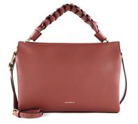 COCCINELLE Boheme Grana Double Hand Bag Brandy / Gren. Red