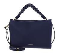 Coccinelle Boheme Grana Double Hand Bag Royal Blue/Fon. Brown