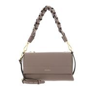 COCCINELLE Boheme Grana Double Shoulder Bag Warm Taupe / Rosette
