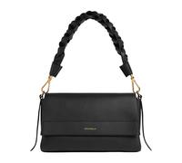 Coccinelle Pelle borsa a tracolla Boheme Grana Double Shoulder Bag Noir/Cognac nero