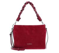 Coccinelle Boheme Handbag Suede Grainy Leather Sangria
