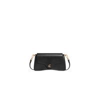 Coccinelle Pelle borsa a tracolla pochette C-Me Calf Hi-Tech Crossbody Bag Noir nero