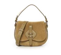 Coccinelle Pelle borsetta borsa a tracolla Mavery Suede BI Handbag Suede Leather/Micro Gra. Le. Seagrass cachi