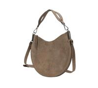Coccinelle - Borsa a Mano in Pelle Scamosciata Grigia da Donna - - Bags - Donna - Marrone - ONE SIZE
