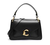 Coccinelle C-Me Borsa a spalla Vera Pelle 23.5 cm nero