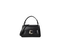 Coccinelle C-Me Borsa a spalla Vera Pelle 23.5 cm nero