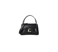 Coccinelle C-Me Borsa a spalla Vera Pelle 23.5 cm nero