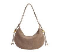 Coccinelle Thess Borsa a spalla Vera Pelle 29 cm grigio