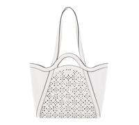 COCCINELLE borsa a tracolla Amalia Cow Perforation Handbag Blanco
