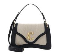 Coccinelle borsa a tracolla borsetta C-Me Canvas Handbag Natural/Noir nero