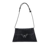 COCCINELLE borsa a tracolla Dew Cow Perforation Handbag Noir