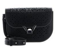 COCCINELLE borsa a tracolla Dew Crossbody Grained Leather Noir