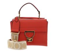 COCCINELLE borsa a tracolla Handbag Grained Leather Tangerine