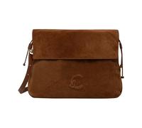 Coccinelle - Borsa a tracolla in camoscio Lidia - - Bags - Donna - Marrone - ONE SIZE
