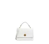 Coccinelle Borsa a tracolla in pelle con patta e chiusura girevole linea Liya Non definito Bianco/Menta 411