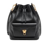 Coccinelle Borsa Beat Generatio Bucket Bag in pelle 21 cm Nero