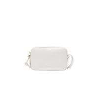 Coccinelle Borsa a Tracolla Malory in Pelle, 22 x 14,5 x 9 cm, Color bianco