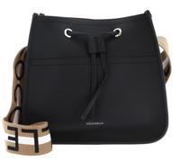 COCCINELLE borsa a tracolla Raquel Crossbody Bag Noir / Cognac