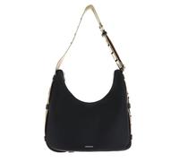 Coccinelle borsa a tracolla Raquel Handbag Double Grainy Leather Noir/Cognac nero