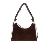 COCCINELLE borsa a tracolla Suede Bimaterial Shoulderbag Brunette