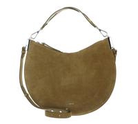 Coccinelle Pelle borsa a tracolla Sunup Handbag Suede Leather Seagrass cachi