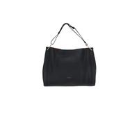Coccinelle - Borsa a tracolla Wallace in doppia pelle martellata - - Bags - Donna - Nero - ONE SIZE