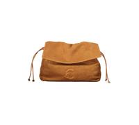 Coccinelle Pelle borsa a tracolla Lidia Handbag Suede Leather/Smooth Leather Cognac/Cognac marrone chiaro
