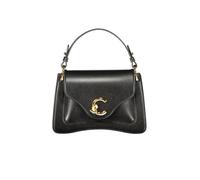 Coccinelle C-Me Borsa a spalla Vera Pelle 23.5 cm nero