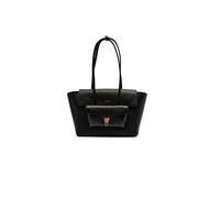 Coccinelle Double Beat Grained Leather Handbag Noir