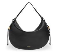 Coccinelle Borsa Hobo Thess Donna Nero in Pelle martellata