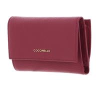 COCCINELLE borsa Metallic Soft Wallet Grainy Leather Rosewood