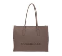 COCCINELLE borsa shopper Myrtha26 Handbag Grained Leather Warm Taupe