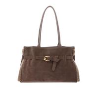 Coccinelle borsetta borsa a tracolla Sabine Soft Handbag Suede Le. / Eco Fur/Gra. Le War T/War. T/War grigio talpa