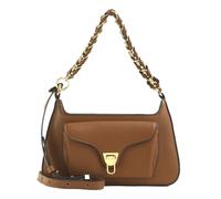 COCCINELLE borsetta Grained Leather Handbag Cognac