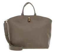 COCCINELLE borsetta Handbag Grained Leather Warm Taupe