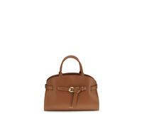Coccinelle Brown Calf Leather Bos Taurus Handbag